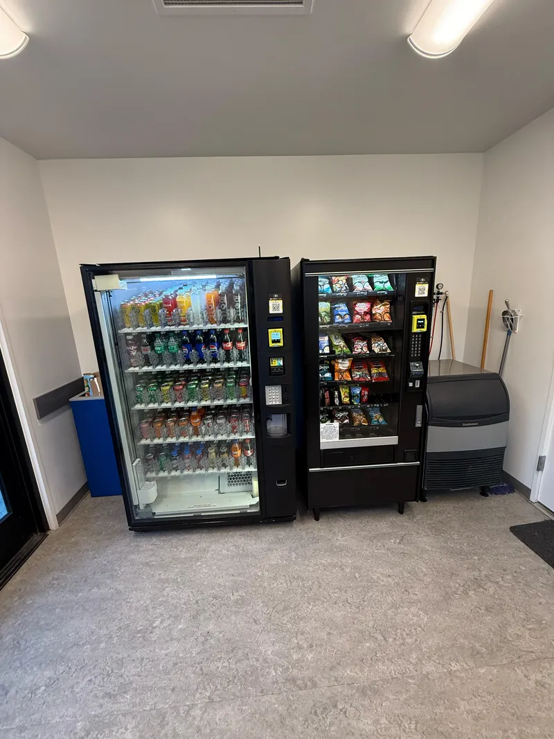 Premium snack vending machine installed at office