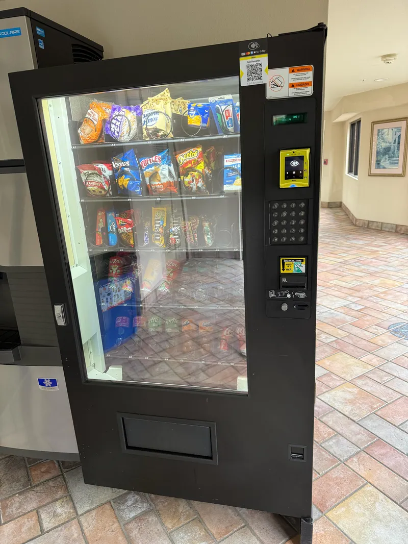Vending machine installation at corporate office