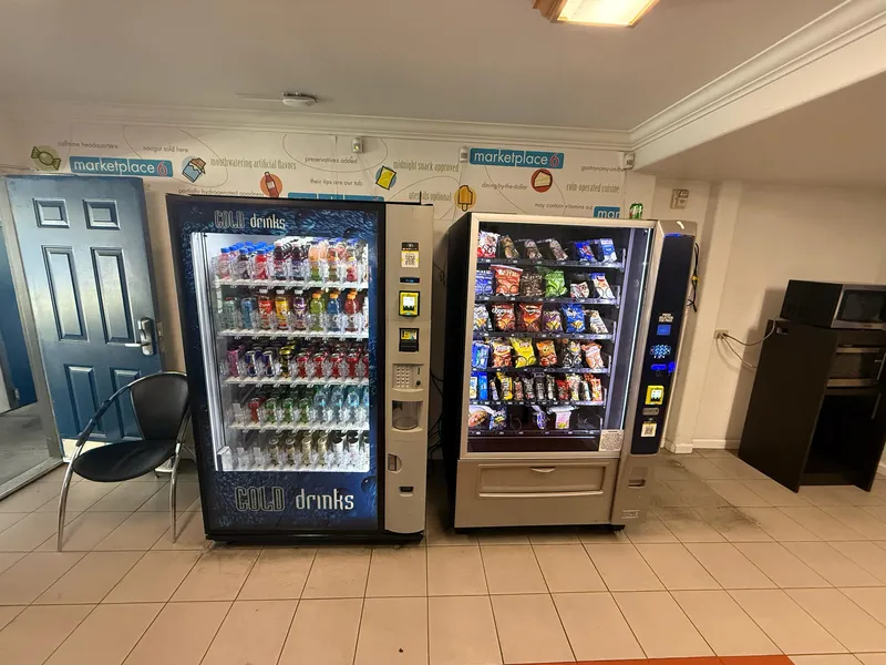 Custom branded vending machine for workplace