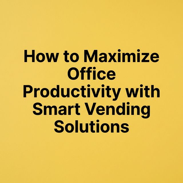 Factory Vending Machines — Keep Your Workers Fueled, Focused & Safe